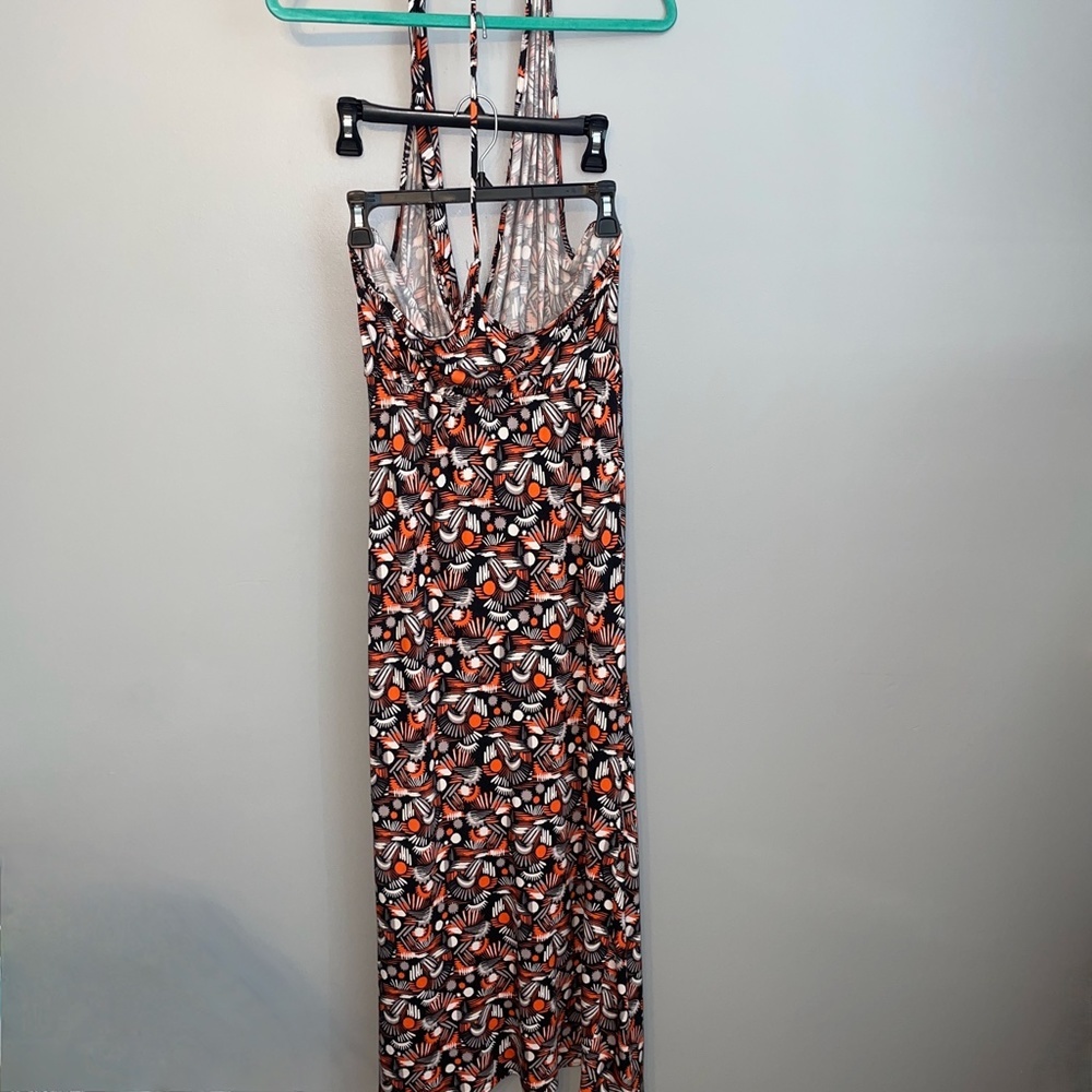 NWOT Free People Daria Halter Maxi Dress Low Back Drape Split Size Medium - Picture 9 of 10